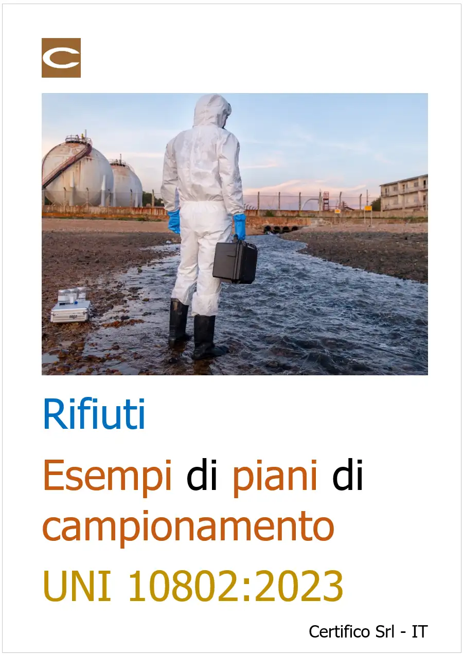 Rifiuti - Esempi di piani di campionamento / UNI 10802:2023